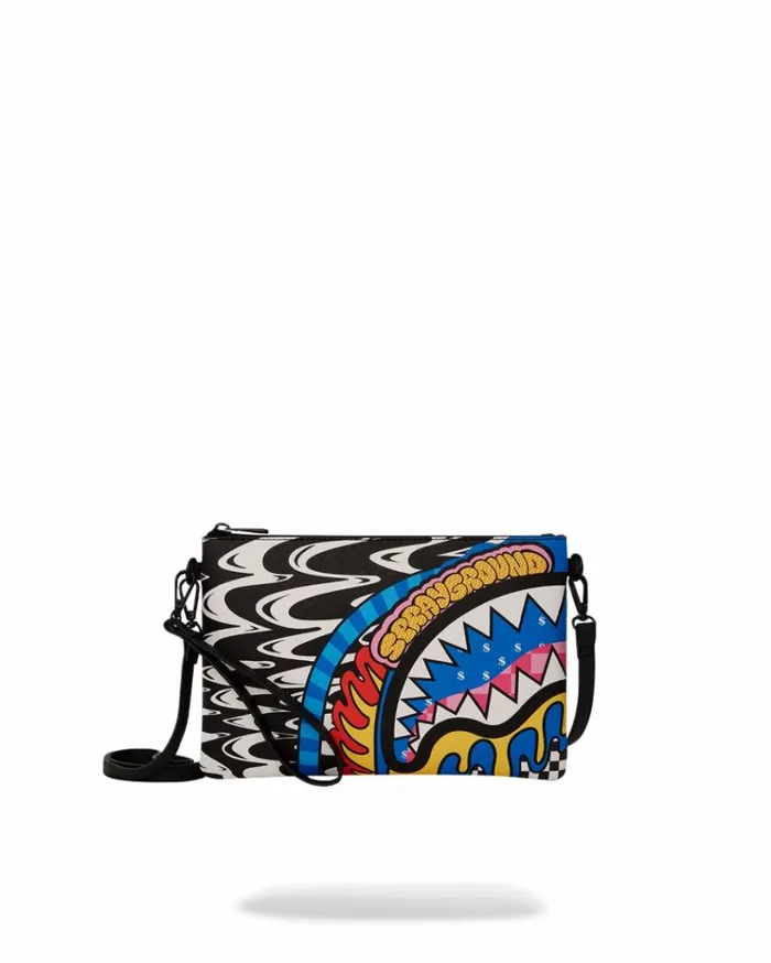 SPRAYGROUND MOSH PIT CROSSOVER CLUTCH Bags