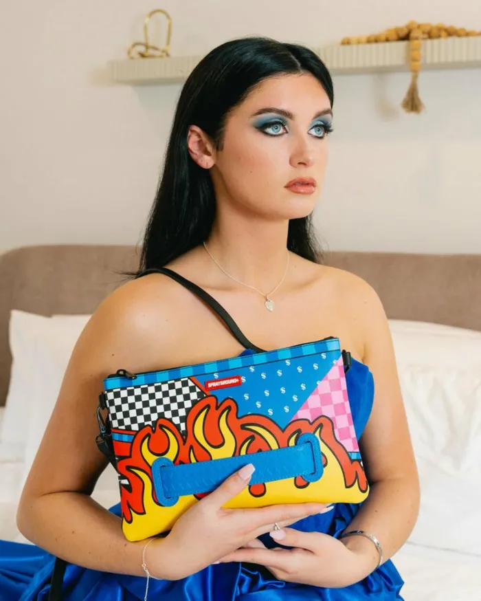 SPRAYGROUND MOSH PIT CROSSOVER CLUTCH Bags
