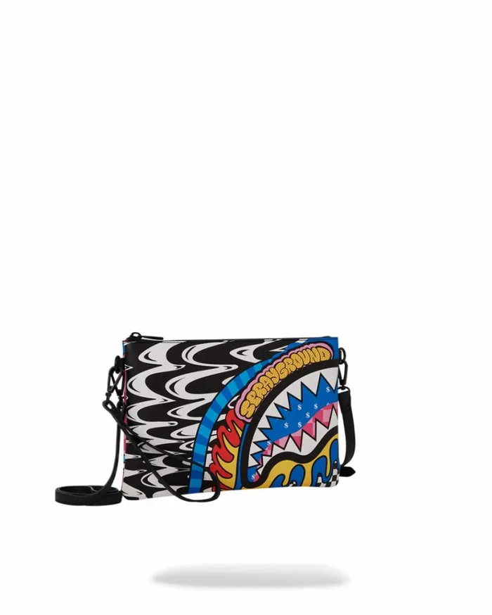 SPRAYGROUND MOSH PIT CROSSOVER CLUTCH Bags