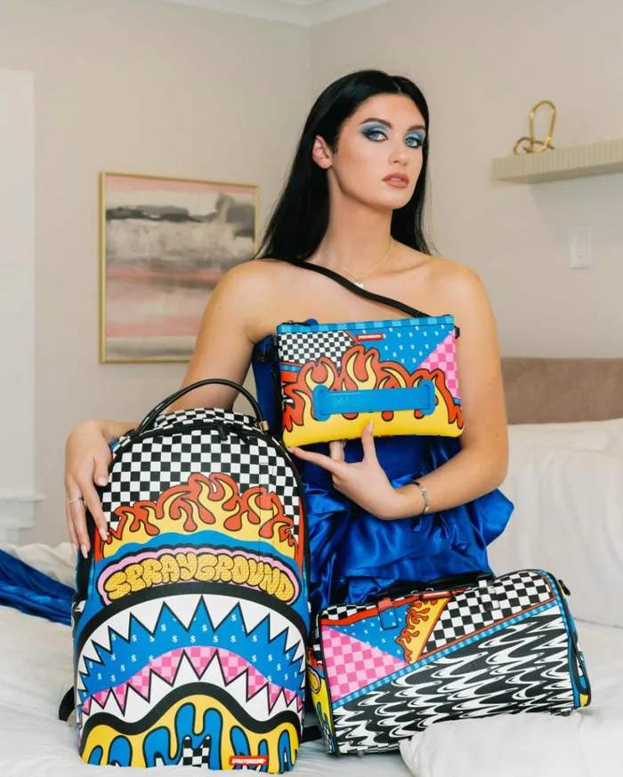 SPRAYGROUND MOSH PIT CROSSOVER CLUTCH Bags