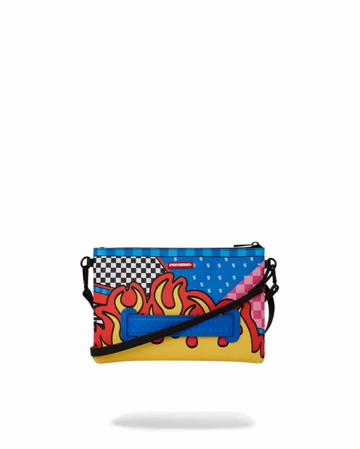 SPRAYGROUND MOSH PIT CROSSOVER CLUTCH Bags