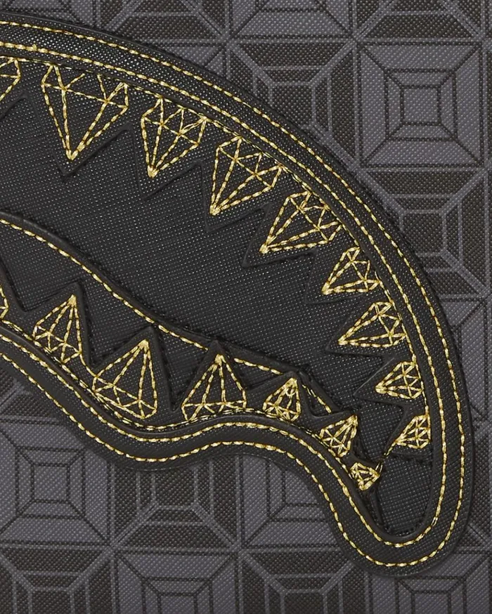 SPRAYGROUND OBSIDIAN STUNNER Ai6 SANDFLOWER COLLAB CROSSOVER CLUTCH Bags