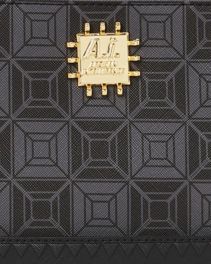 SPRAYGROUND OBSIDIAN STUNNER Ai6 SANDFLOWER COLLAB CROSSOVER CLUTCH Bags