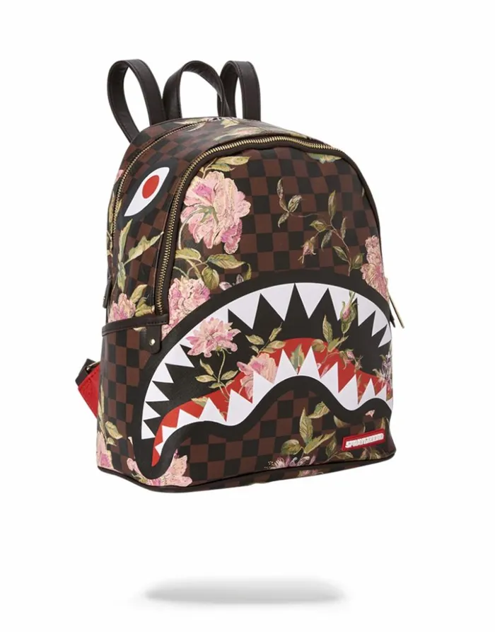 SPRAYGROUND SHARKFLOWER SAVAGE BACKPACK SMALLER MORE ELEGANT BACKPACK Bags