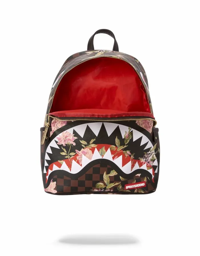 SPRAYGROUND SHARKFLOWER SAVAGE BACKPACK SMALLER MORE ELEGANT BACKPACK Bags