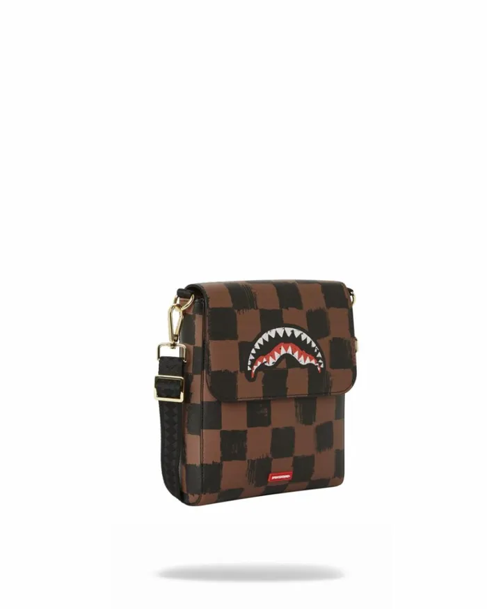 SPRAYGROUND SHARKS IN PARIS VANQUISH LARGE SLING CROSSBODY Bags