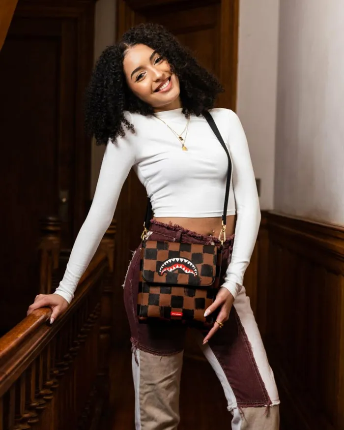 SPRAYGROUND SHARKS IN PARIS VANQUISH LARGE SLING CROSSBODY Bags