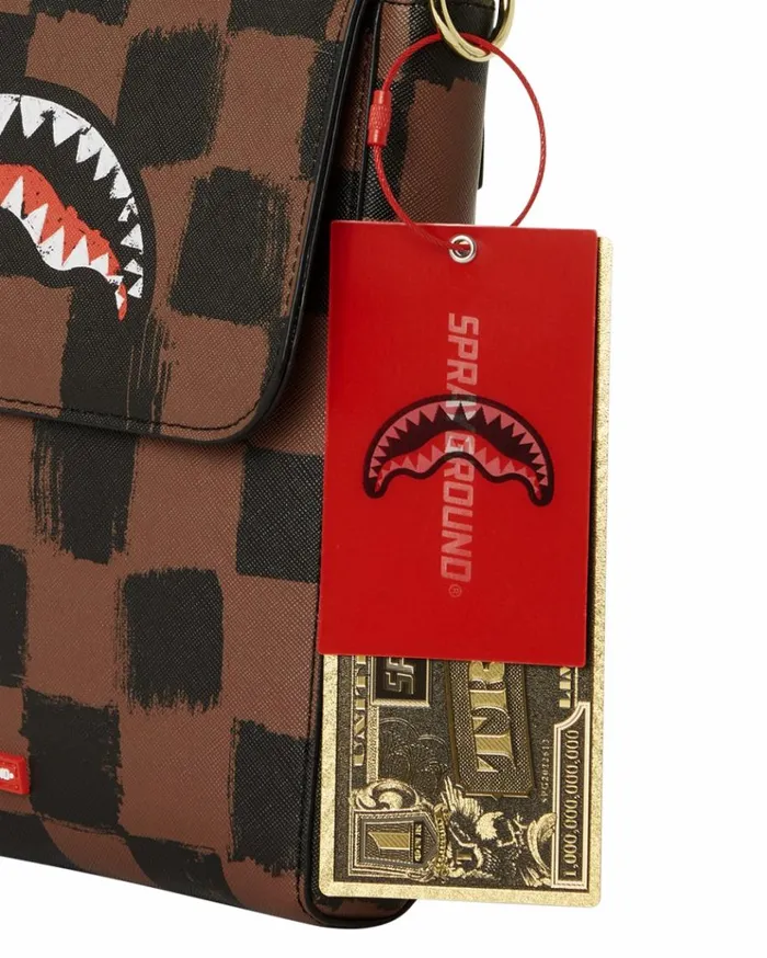 SPRAYGROUND SHARKS IN PARIS VANQUISH LARGE SLING CROSSBODY Bags