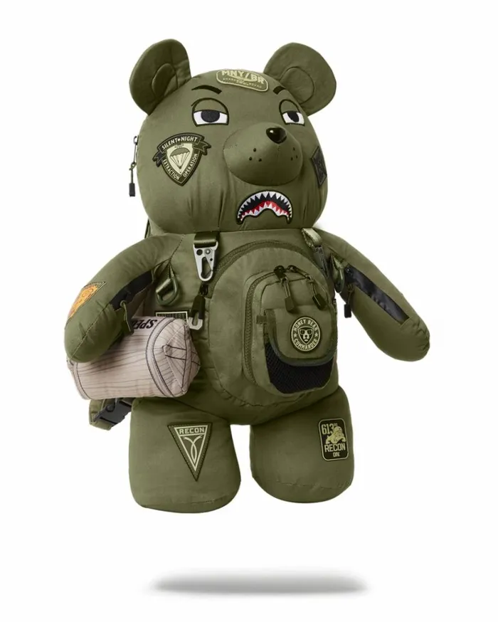 SPRAYGROUND SPECIAL OPS FULL THROTTLE MONEYBEAR TEDDYBEAR BACKPACK Bags