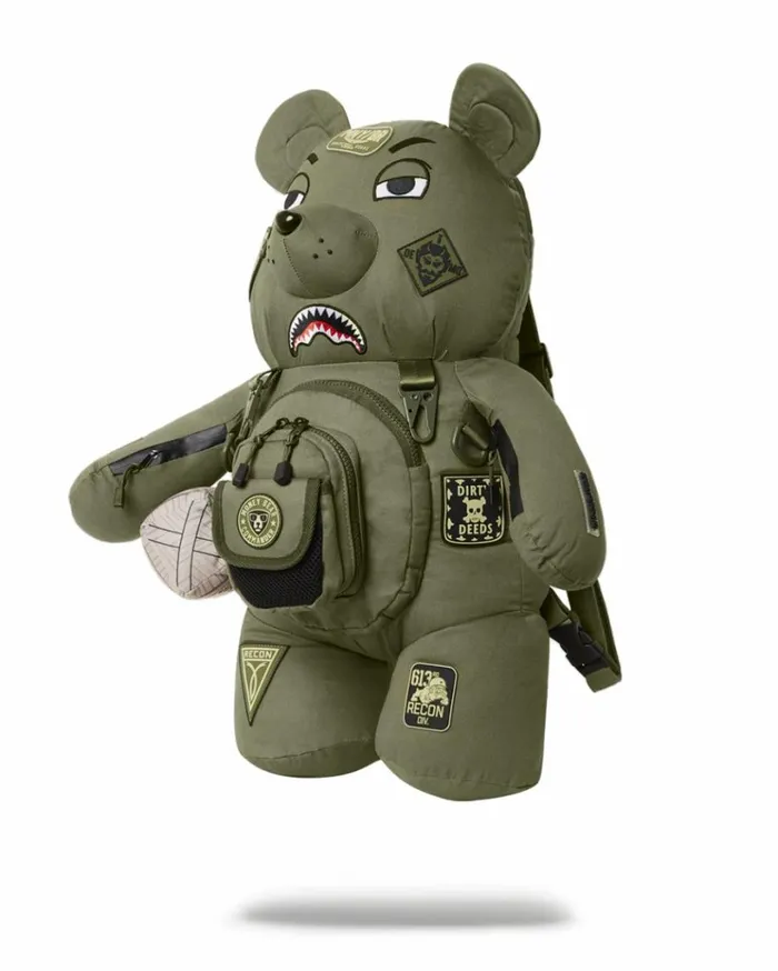 SPRAYGROUND SPECIAL OPS FULL THROTTLE MONEYBEAR TEDDYBEAR BACKPACK Bags