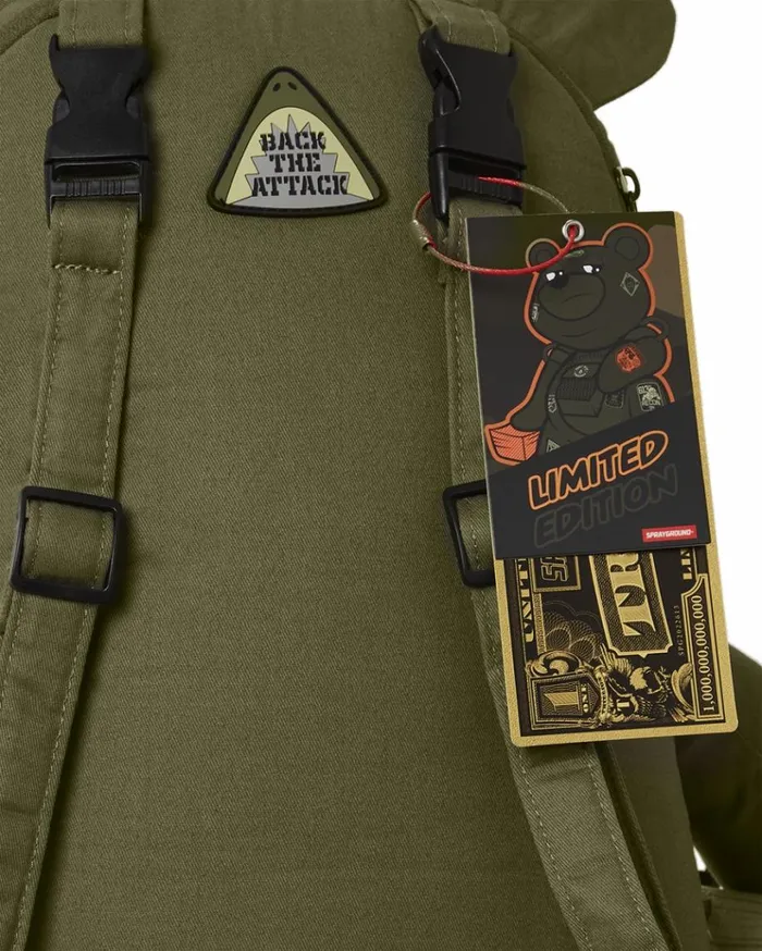 SPRAYGROUND SPECIAL OPS FULL THROTTLE MONEYBEAR TEDDYBEAR BACKPACK Bags