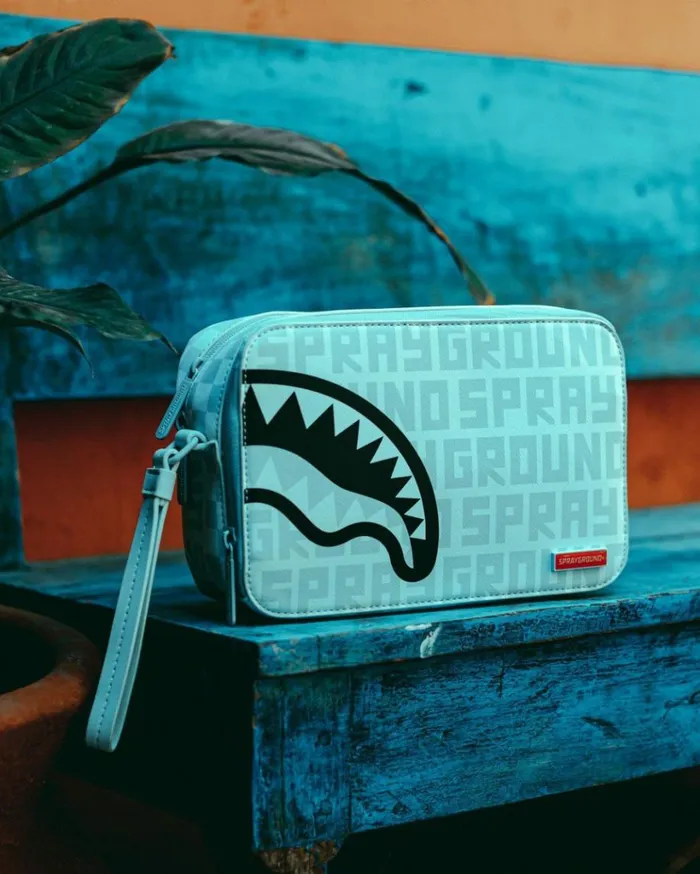 SPRAYGROUND SPLIT THE CHECK PEARL TOILETRY BAG Bags