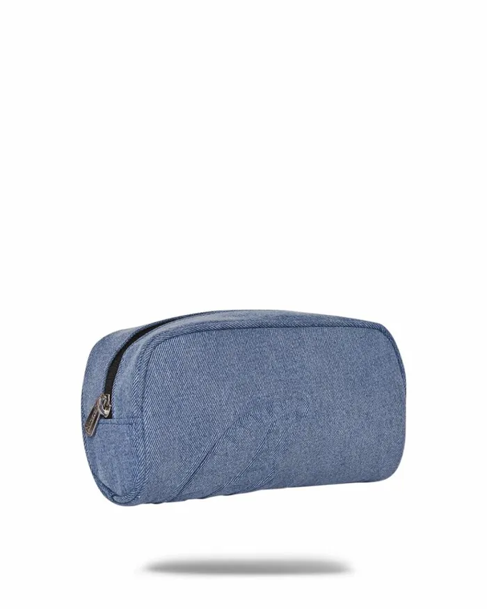SPRAYGROUND STONE WASHED SHARK PENCIL POUCH Bags