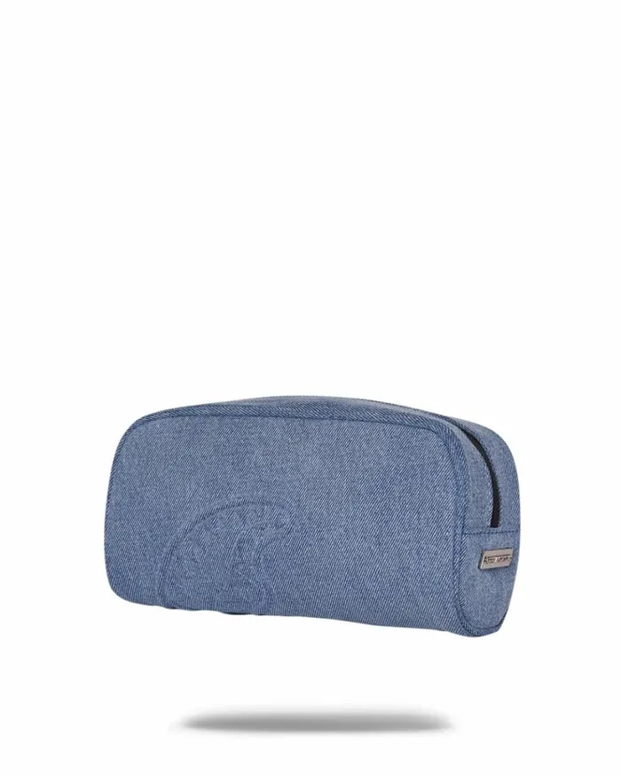 SPRAYGROUND STONE WASHED SHARK PENCIL POUCH Bags