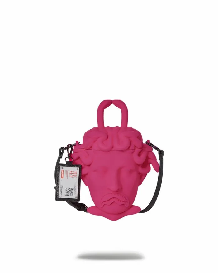 SPRAYGROUND THE MET CANOVA MEDUSA HANDBAG PINK Bags