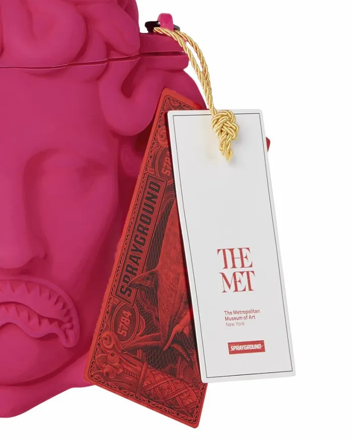 SPRAYGROUND THE MET CANOVA MEDUSA HANDBAG PINK Bags