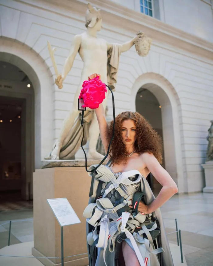 SPRAYGROUND THE MET CANOVA MEDUSA HANDBAG PINK Bags