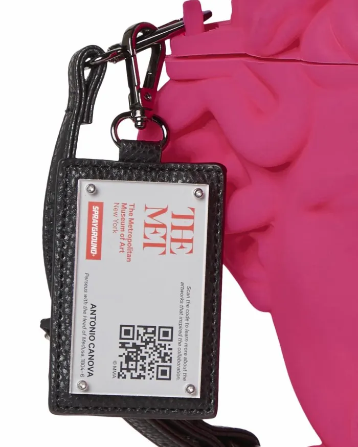 SPRAYGROUND THE MET CANOVA MEDUSA HANDBAG PINK Bags