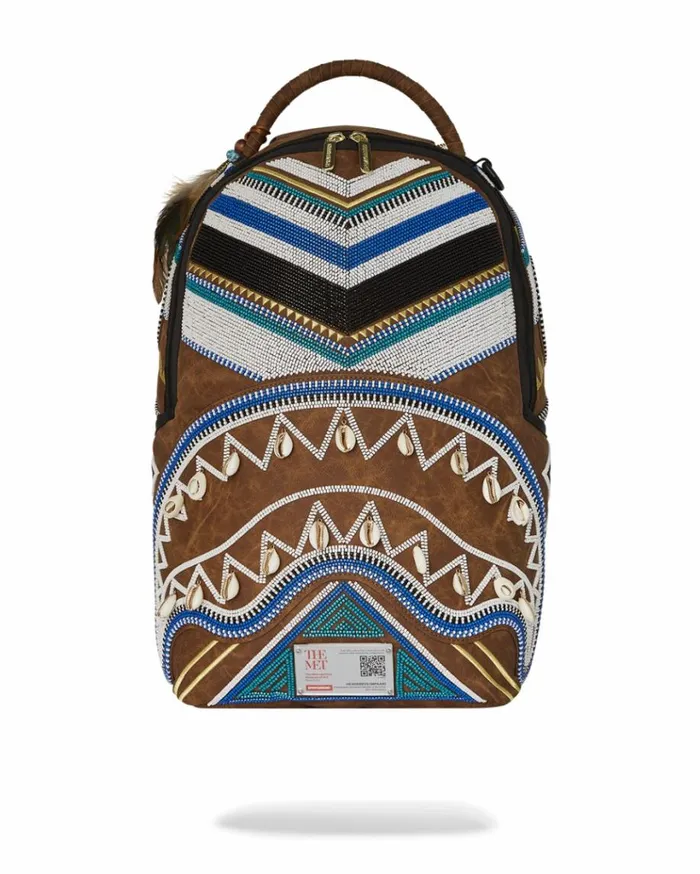 SPRAYGROUND THE MET KUBA KINGDOM HEADDRESS BACKPACK Bags