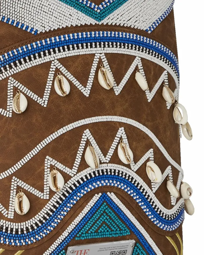 SPRAYGROUND THE MET KUBA KINGDOM HEADDRESS BACKPACK Bags