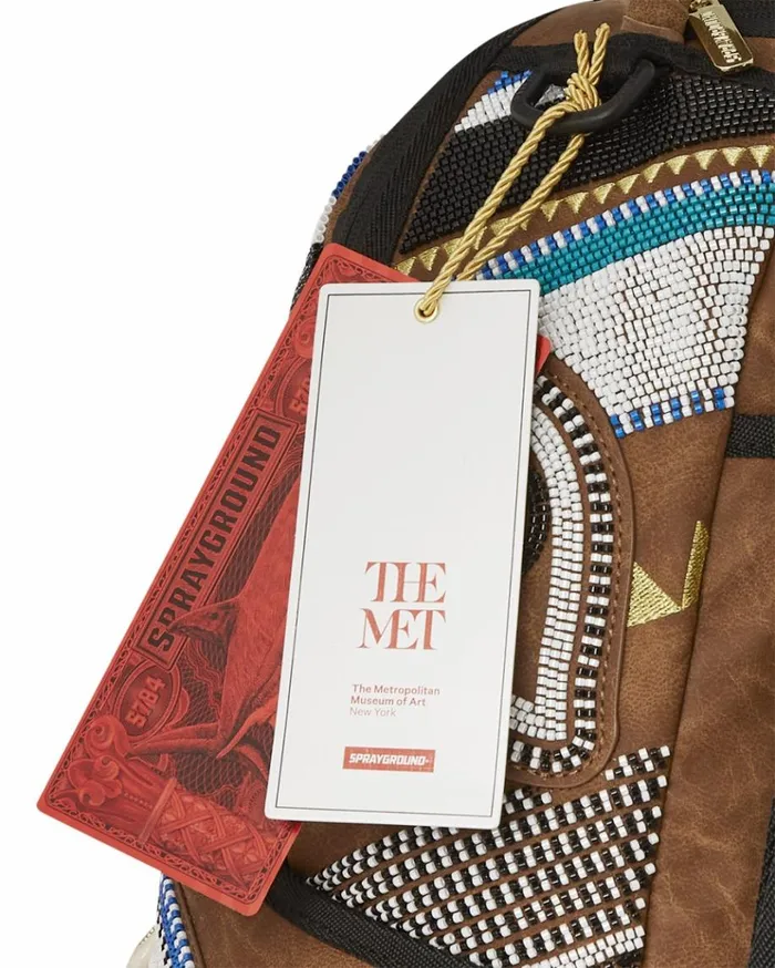 SPRAYGROUND THE MET KUBA KINGDOM HEADDRESS BACKPACK Bags