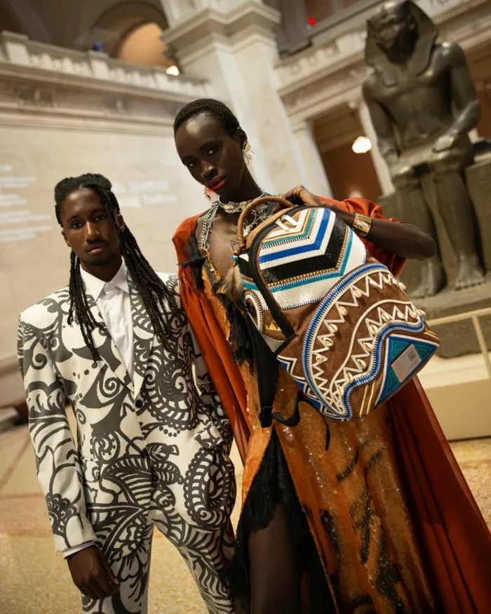 SPRAYGROUND THE MET KUBA KINGDOM HEADDRESS BACKPACK Bags