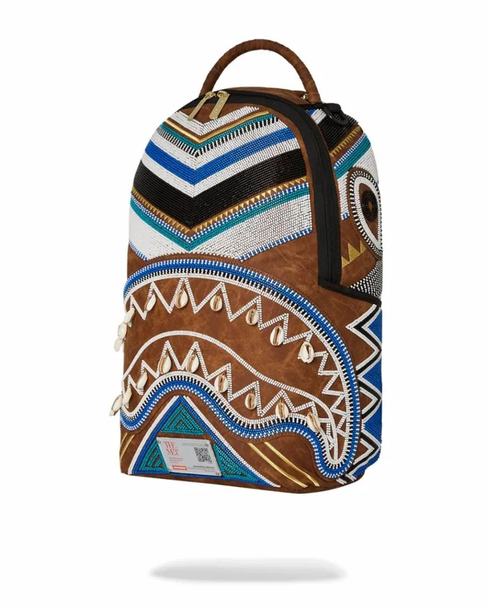 SPRAYGROUND THE MET KUBA KINGDOM HEADDRESS BACKPACK Bags