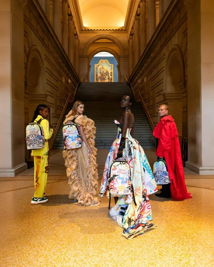 SPRAYGROUND THE MET MAP CHOOSE YOUR PATH BACKPACK Bags