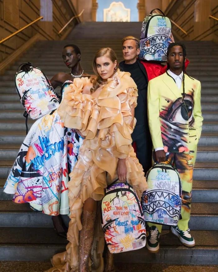 SPRAYGROUND THE MET MAP CHOOSE YOUR PATH BACKPACK Bags