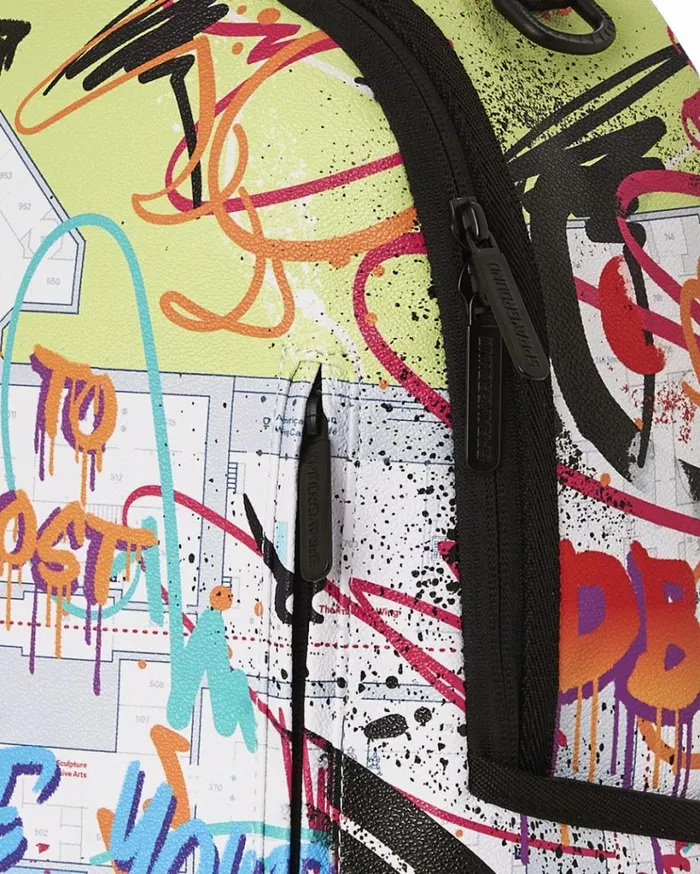 SPRAYGROUND THE MET MAP CHOOSE YOUR PATH BACKPACK Bags