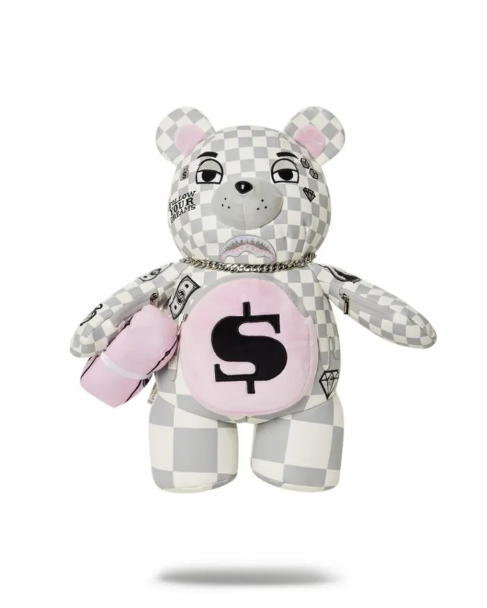 SPRAYGROUND XTC LA PALAIS MEDIUM MONEYBEAR TEDDYBEAR BACKPACK Bags