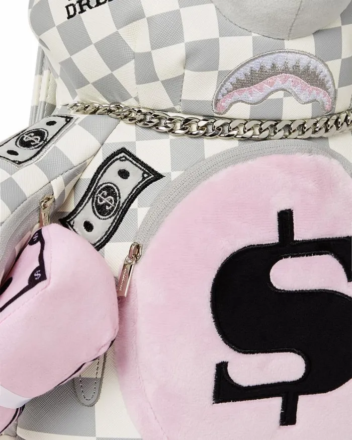 SPRAYGROUND XTC LA PALAIS MEDIUM MONEYBEAR TEDDYBEAR BACKPACK Bags