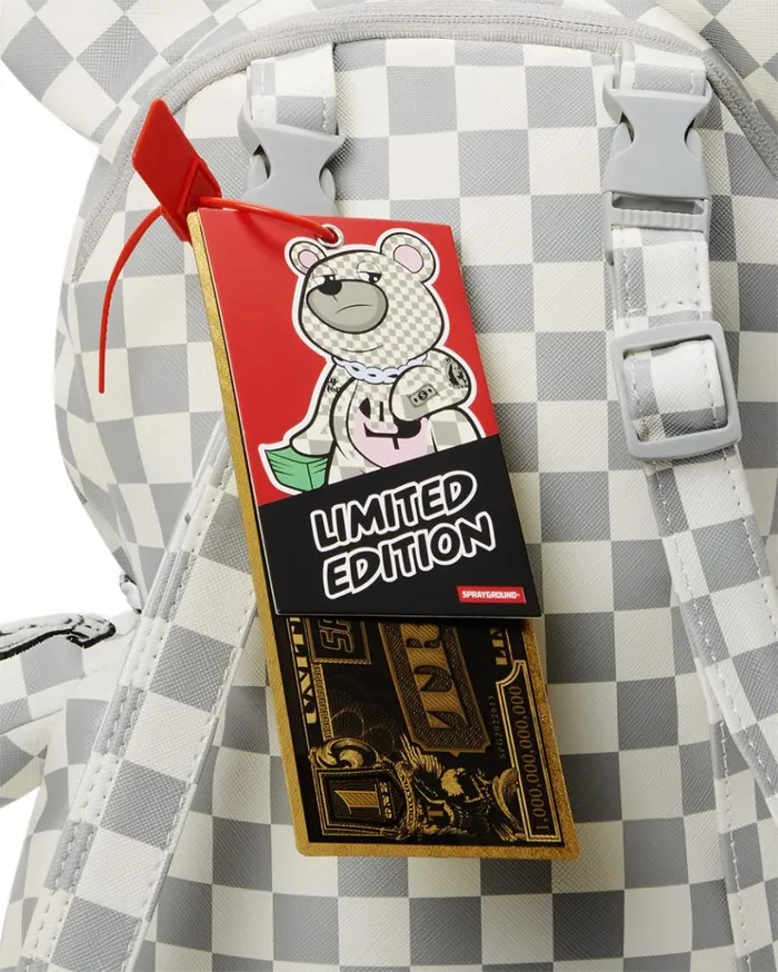 SPRAYGROUND XTC LA PALAIS MEDIUM MONEYBEAR TEDDYBEAR BACKPACK Bags