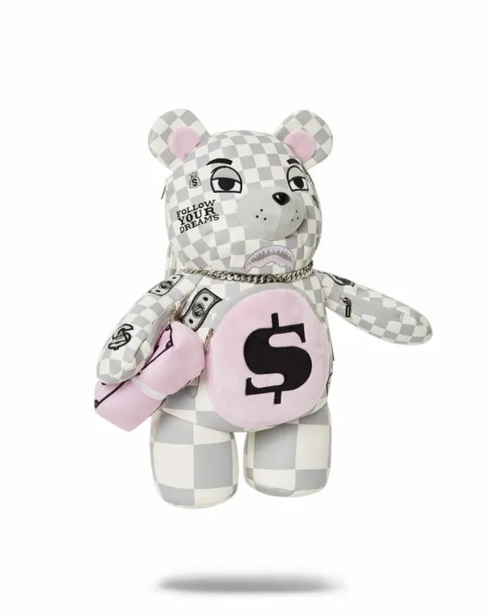 SPRAYGROUND XTC LA PALAIS MEDIUM MONEYBEAR TEDDYBEAR BACKPACK Bags