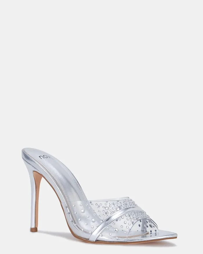 Stilettos Women ZKYLAH SILVER Stilettos NOVO Shoes