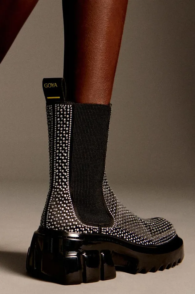 Stine Goya Exclusives Zurick Boots 8211 Black HotFix 8211 Women