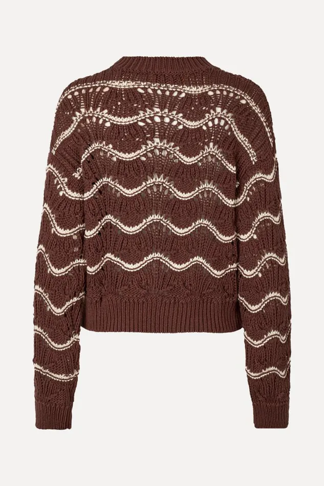 Stine Goya Knitwear SGDirch Jumper 8211 Cream Waves 8211 Women