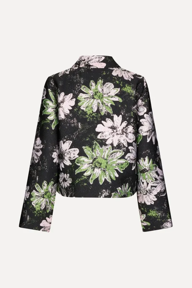 Stine Goya Outerwear Kiana Jacket 8211 Glitter Bloom 8211 Women