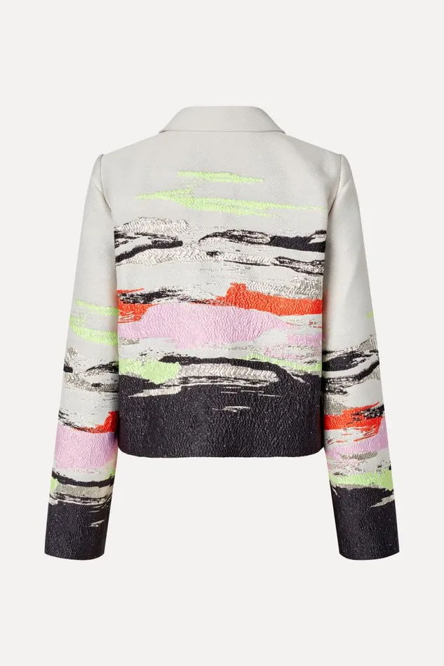 Stine Goya Outerwear SGKiana Jacket 8211 Abstract Strokes 8211 Women