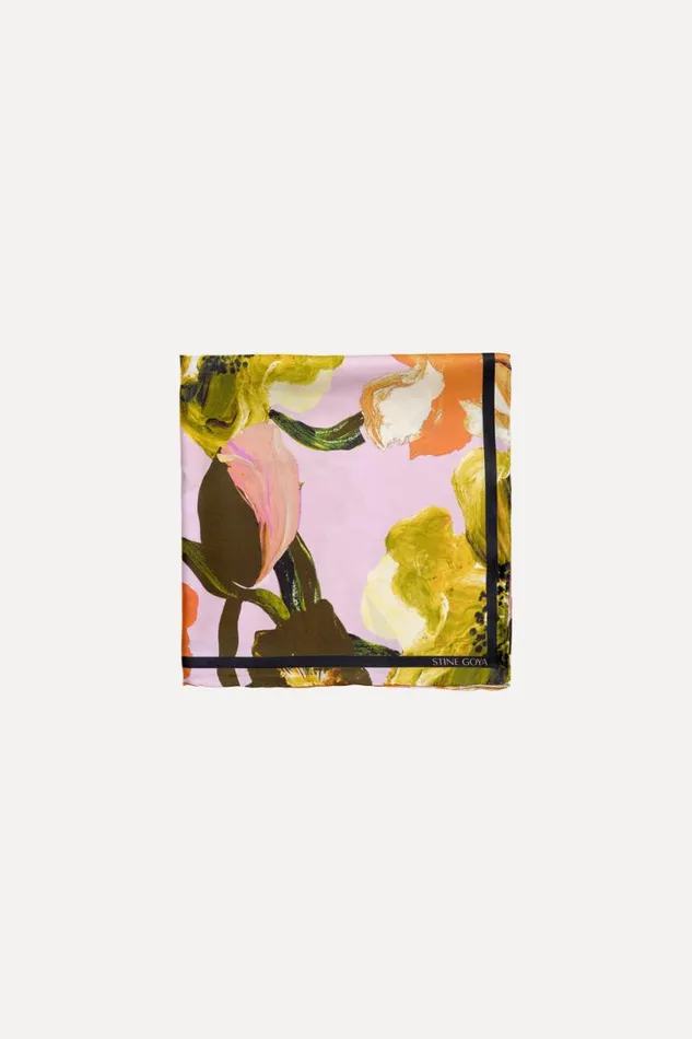 Stine Goya Scarves SGYumma Scarf 8211 Summer Day Poppies 8211 Women
