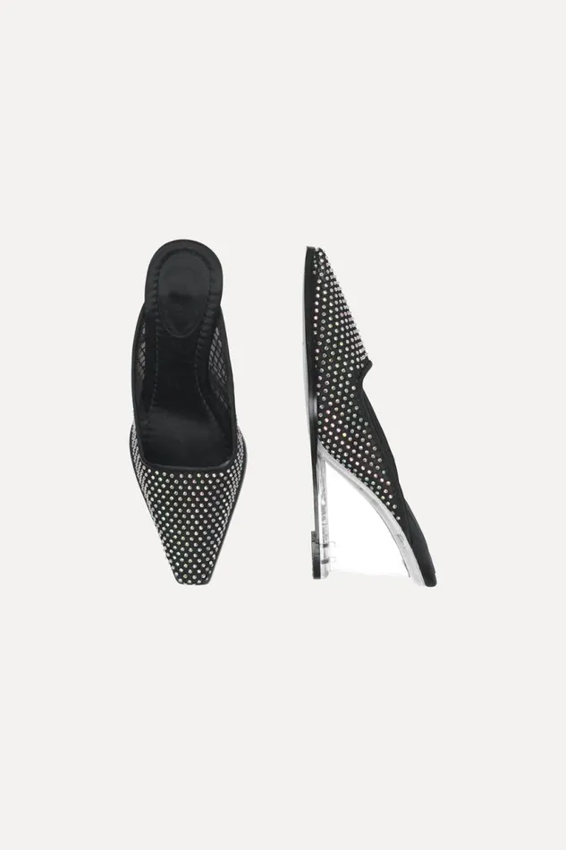 Stine Goya Shoes Crystal Heels 8211 Black 8211 Women