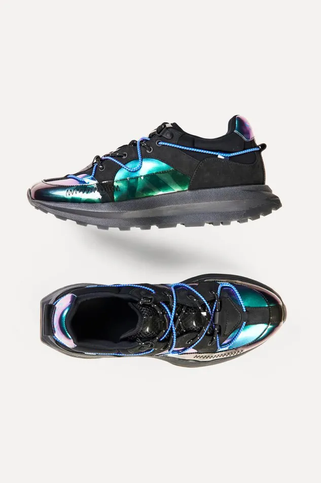 Stine Goya Shoes The Stine Goya Sneaker 8211 Dark Holographic 8211 Women