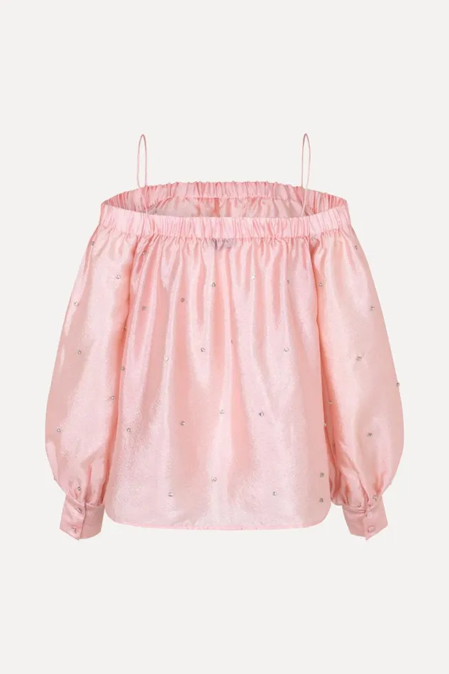 Stine Goya Tops and Shirts Augie Blouse 8211 Rose Quartz 8211 Women