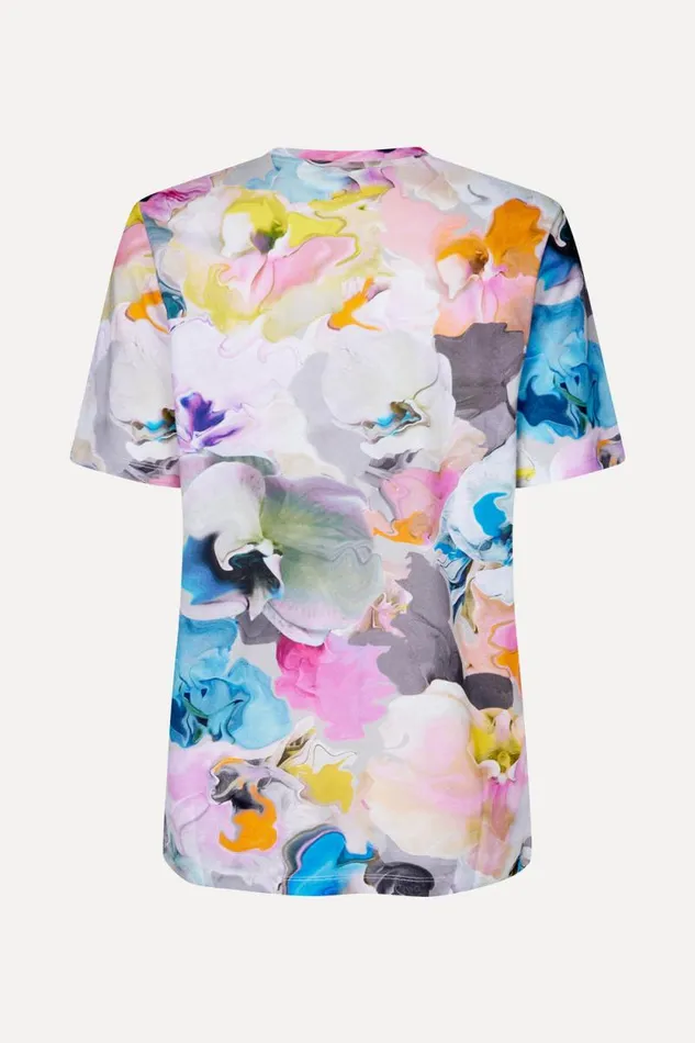Stine Goya Tops and Shirts SGMargila Tshirt 8211 Liquified Orchid 8211 Women