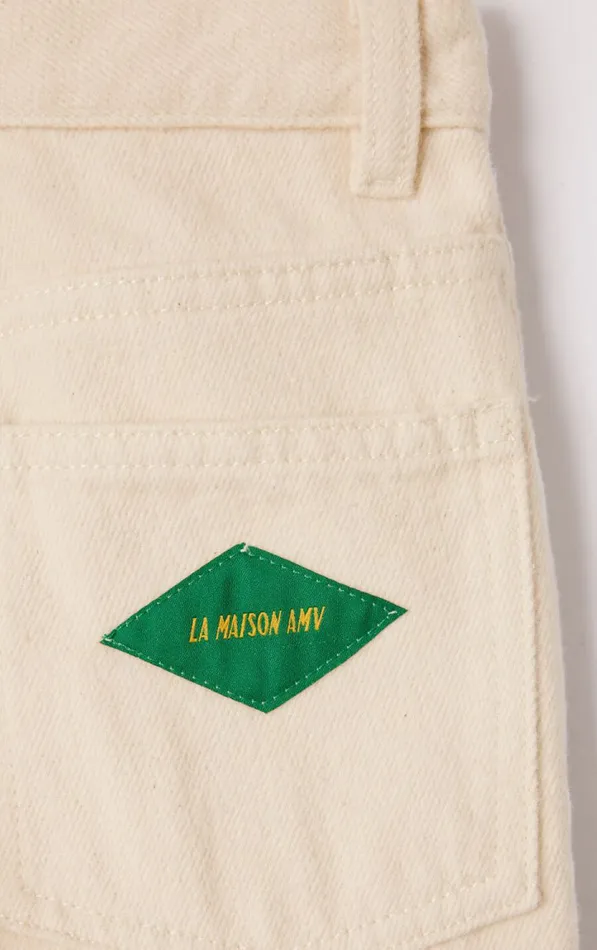 Straight Jeans Spywood Ecru Kids American Vintage Jeans Straight Jeans Spywood Ecru Kids American Vintage Jeans