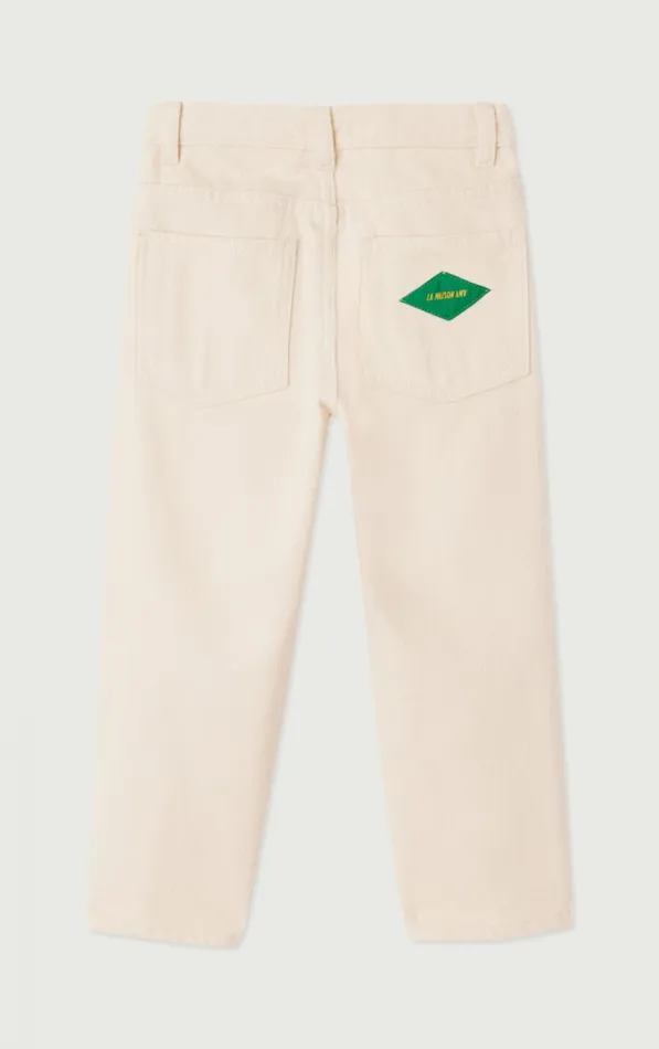 Straight Jeans Spywood Ecru Kids American Vintage Jeans Straight Jeans Spywood Ecru Kids American Vintage Jeans