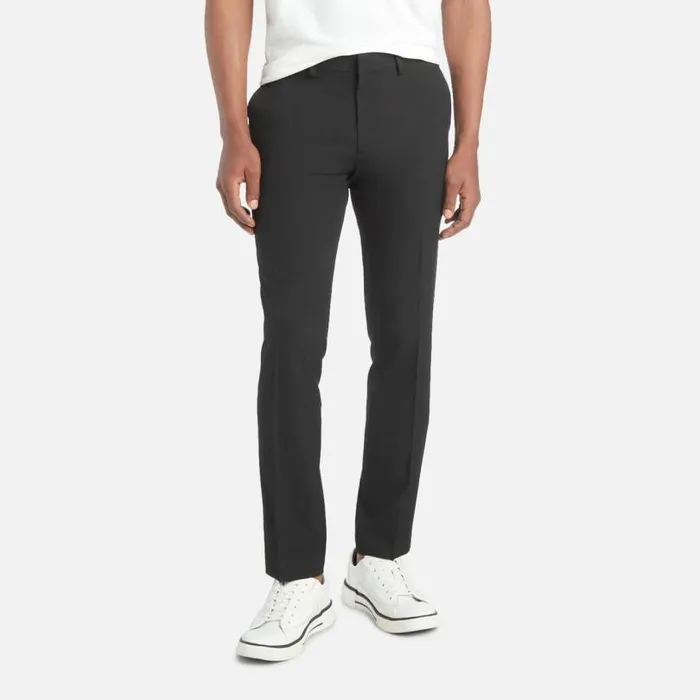 Stretch Solid Skinny Fit Flex Waistband Flat Front Dress Pant Black Men Kenneth Cole Bottoms Stretch Solid Skinny Fit Flex Waistband Flat Front Dress Pant Black Men Kenneth Cole Bottoms