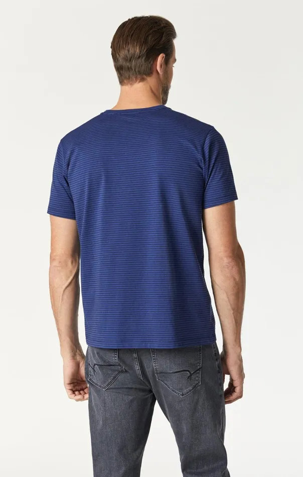 Striped TShirt In Twilight Blue Men Mavi Jeans TShirts Striped TShirt In Twilight Blue Men Mavi Jeans TShirts