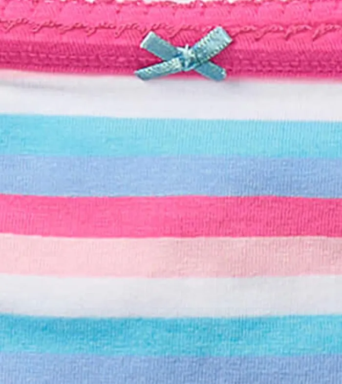 Stripes Girls Brief Underwear 3 Pack Hatley