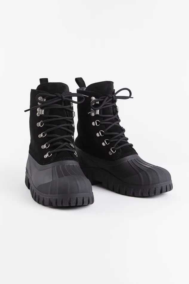 Suede Boots Women Stutterheim Patrol Boot Suede Black